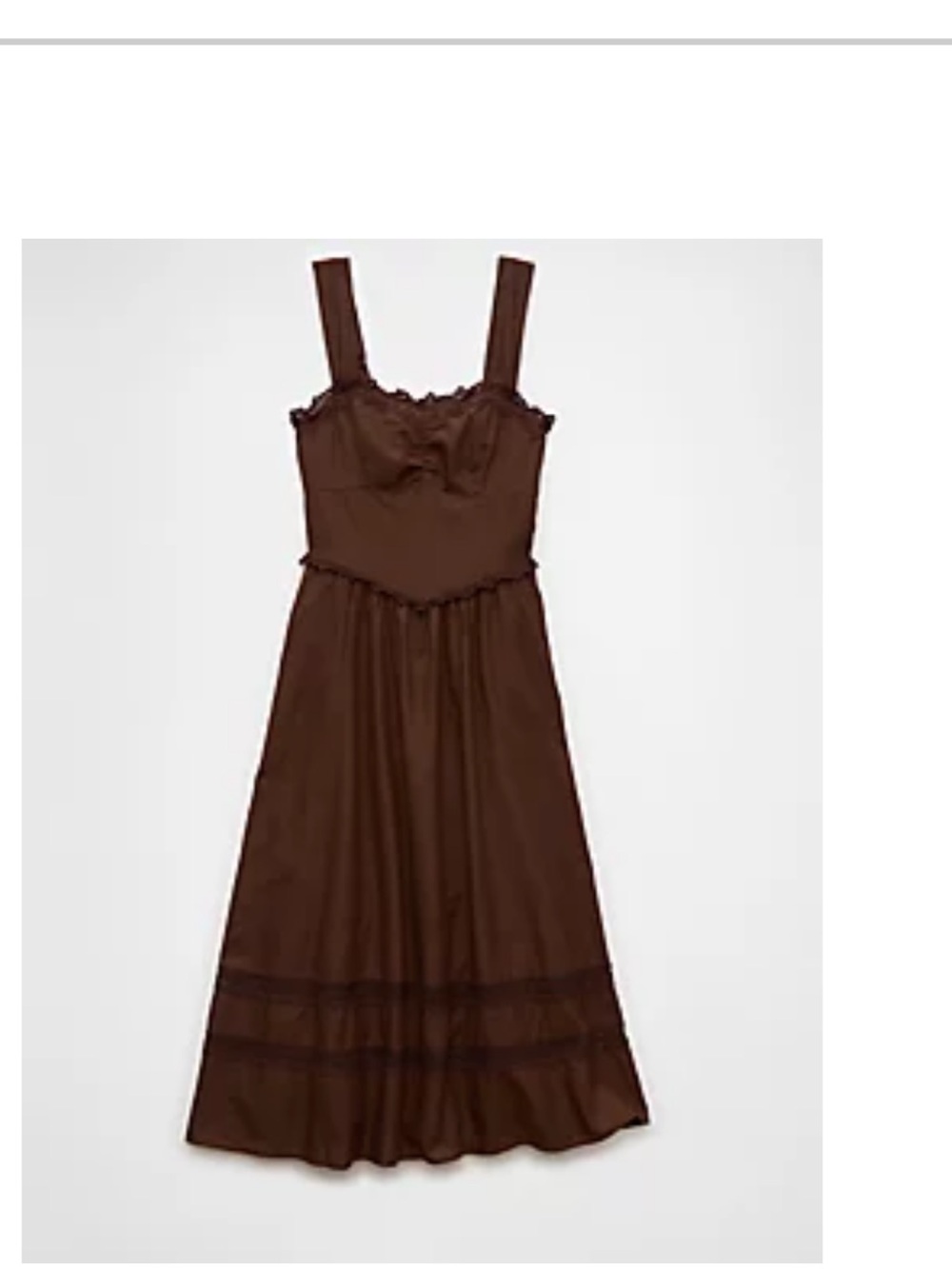 American eagle v waist midi dress